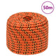 Vidaxl -Bootseil 14 mm 50 m Polypropylenorange