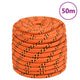 Vidaxl -Bootseil 18 mm 50 m Polypropylenorange