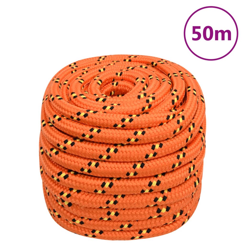 VIDAXL -Kofferchen 20 mm 50 m Polypropylen Oranje