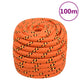 VIDAXL -Kofferchen -Seil von 20 mm 100 m Polypropylenorange