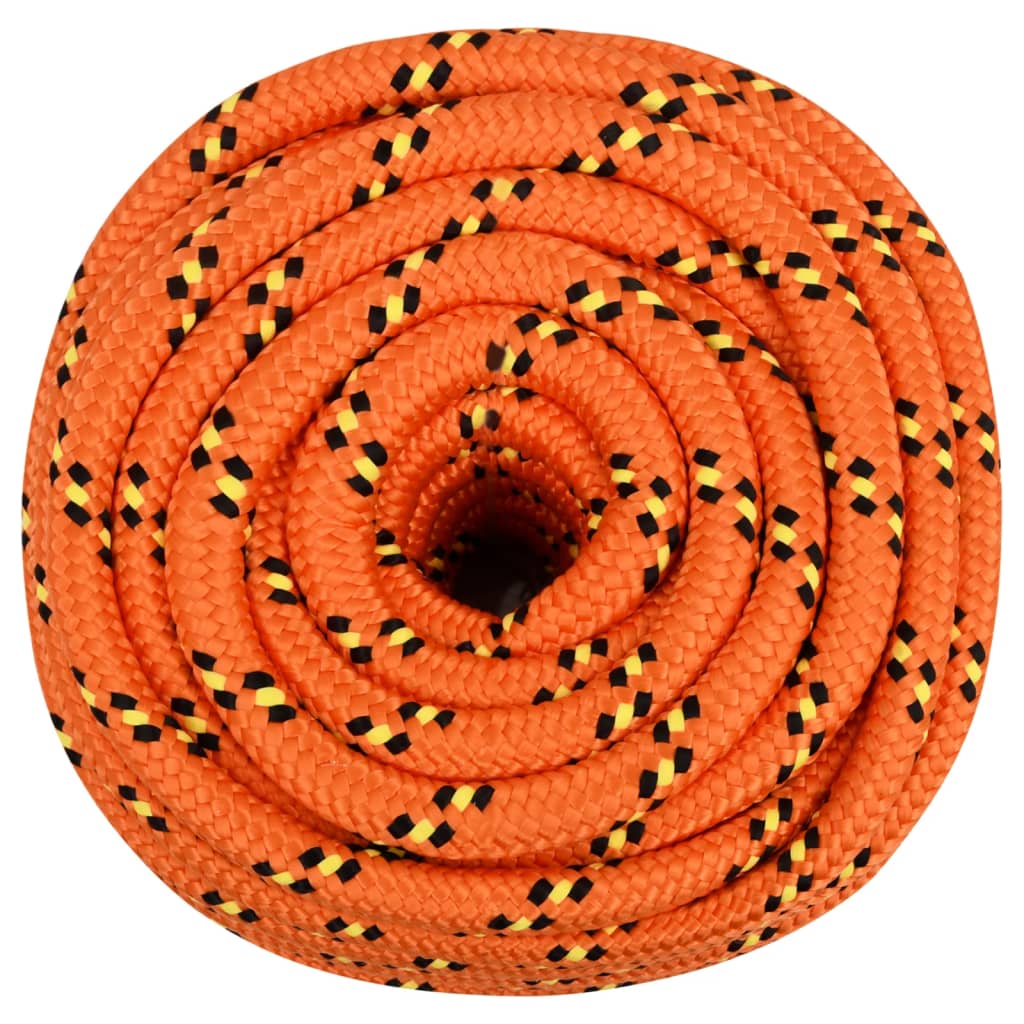 VIDAXL -Kofferchen -Seil von 20 mm 100 m Polypropylenorange