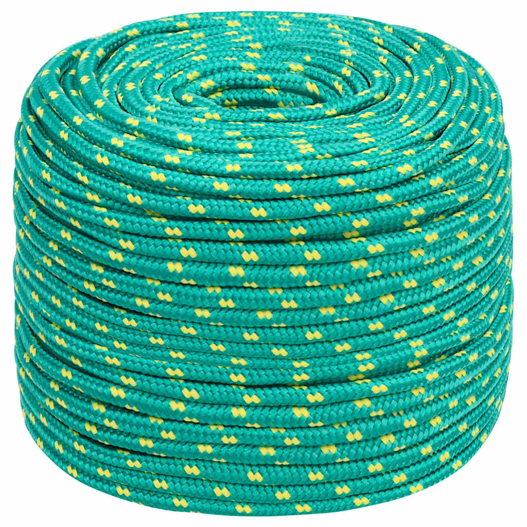 Vidaxl -Bootseil 6 mm 500 m Polypropylengrün