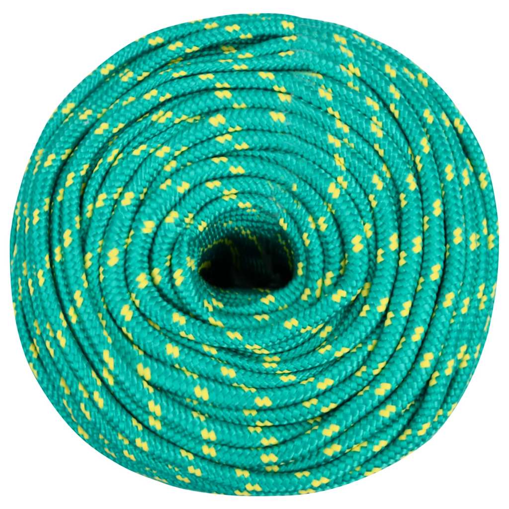 Vidaxl -Bootseil 10 mm 50 m Polypropylengrün