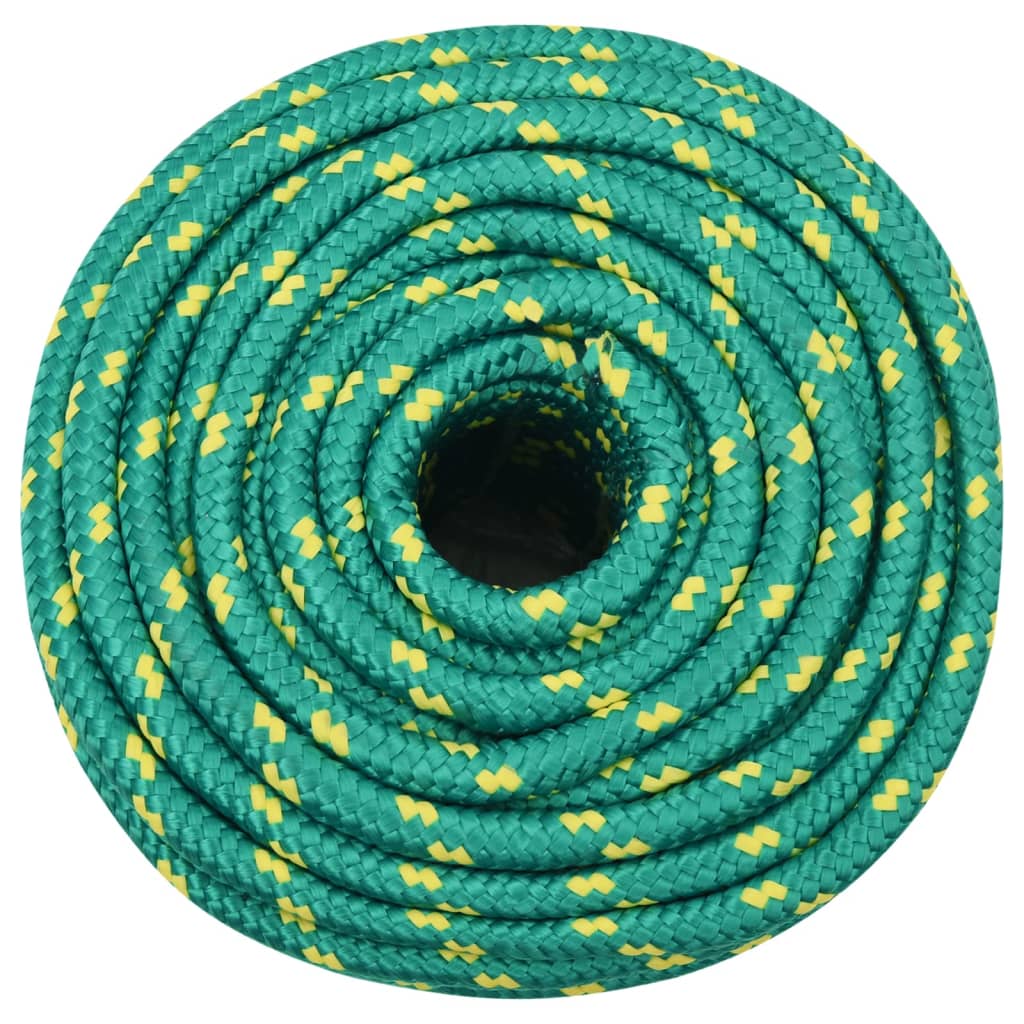 Vidaxl -Bootseil 14 mm 100 m Polypropylengrün