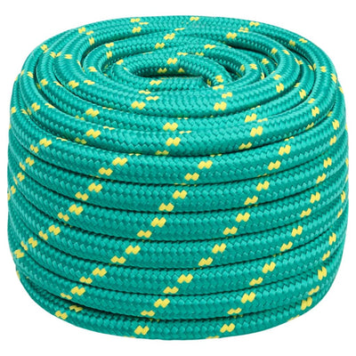 Vidaxl -Bootseil 20 mm 50 m Polypropylengrün
