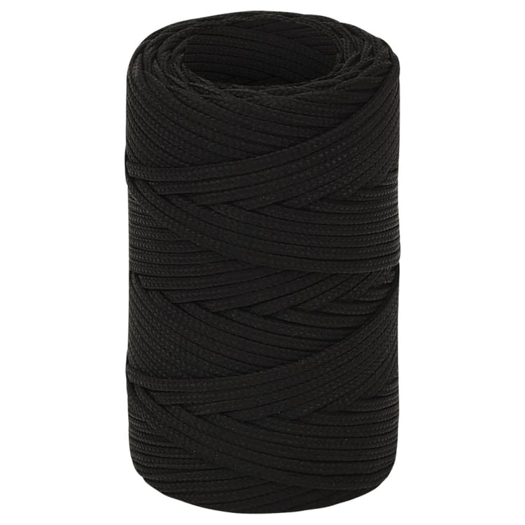 Vidaxl Werkouw 2 mm 25 m Polyesterschwarz