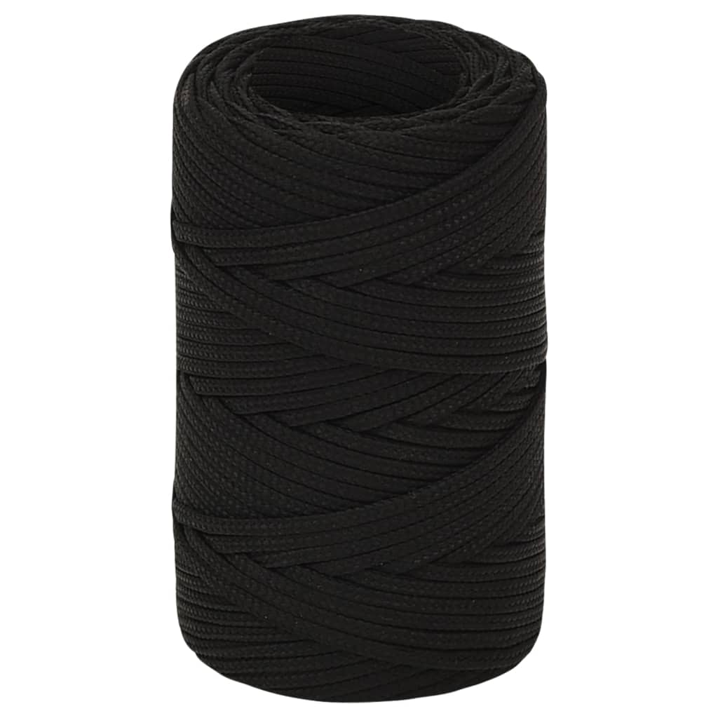 Vidaxl Werkouw 2 mm 50 m Polyesterschwarz