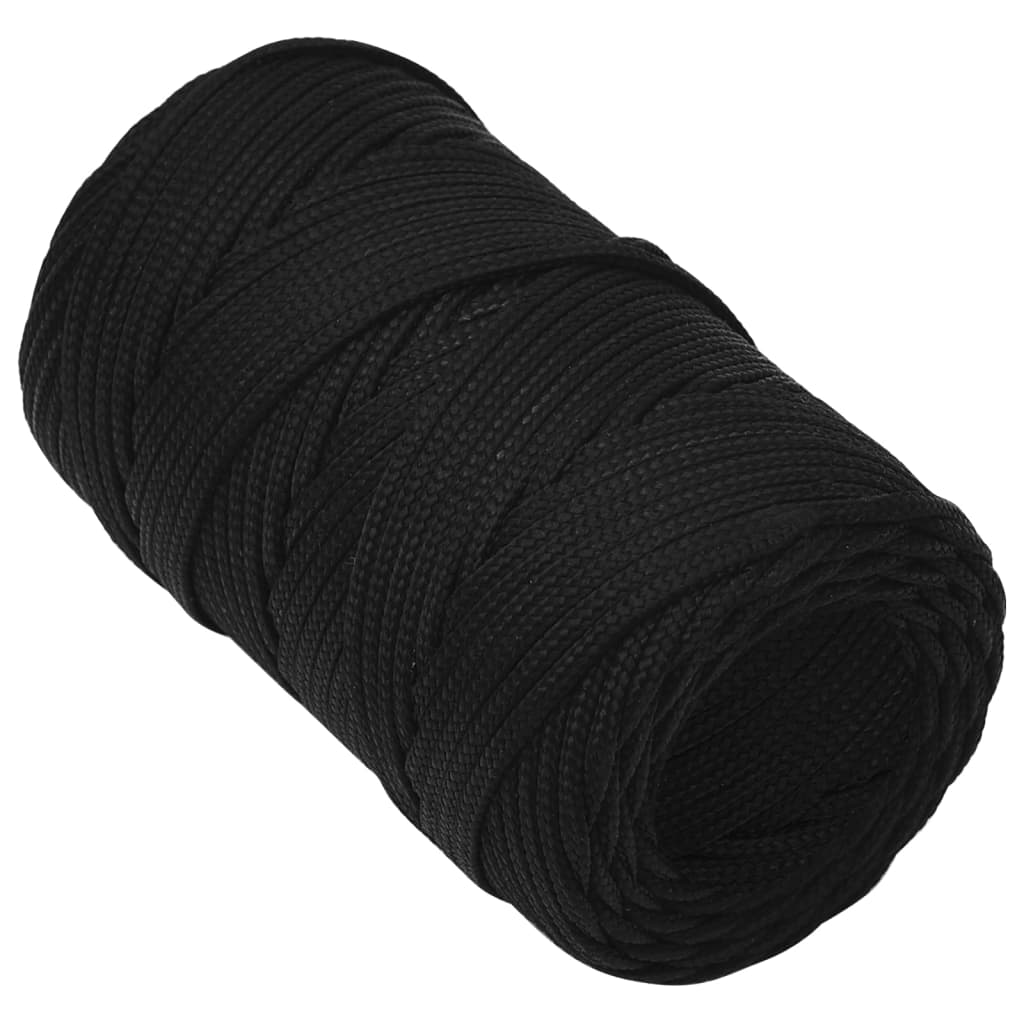 Vidaxl Werkouw 2 mm 100 m Polyesterschwarz