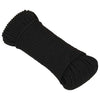 Vidaxl Werkouw 3 mm 25 m Polyesterschwarz