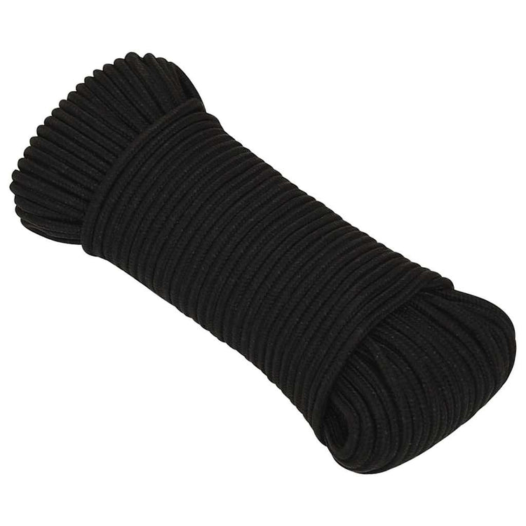 Vidaxl Werkouw 3 mm 50 m Polyesterschwarz