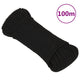Vidaxl Werkouw 3 mm 100 m Polyesterschwarz