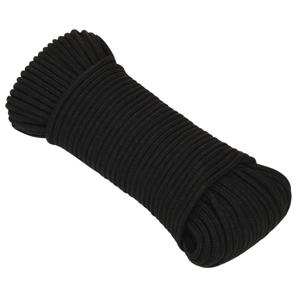 Vidaxl Werkouw 3 mm 500 m Polyesterschwarz