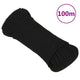 Vidaxl Werkouw 4 mm 100 m Polyesterschwarz