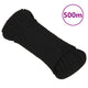 Vidaxl Werkouw 4 mm 500 m Polyesterschwarz
