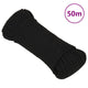 Vidaxl Werkouw 5 mm 50 m Polyesterschwarz