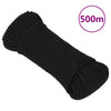 Vidaxl Werkouw 5 mm 500 m Polyesterschwarz