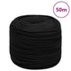 Vidaxl Werkouw 8 mm 50 m Polyesterschwarz