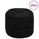 Vidaxl Werkouw 10 mm 25 m Polyesterschwarz