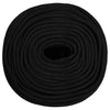 Vidaxl Werkouw 10 mm 50 m Polyesterschwarz