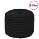 Vidaxl Werkouw 14 mm 100 m Polyesterschwarz