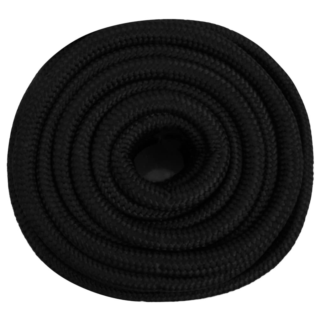 Vidaxl Werkouw 20 mm 100 m Polyesterschwarz