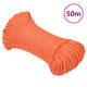 Vidaxl Werkouw 6 mm 50 m Polypropen Oranje