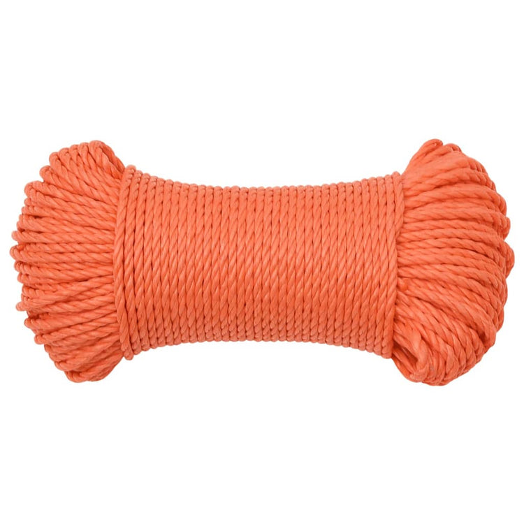 Vidaxl Werkouw 6 mm 100 m Polypropen Oranje