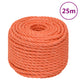 Vidaxl Werkouw 12 mm 25 m Polypropen Oranje