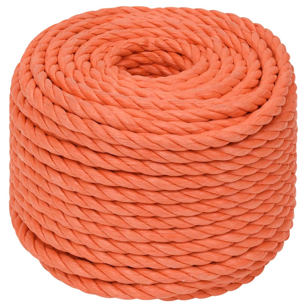 Vidaxl Werkouw 12 mm 50 m Polypropen Oranje