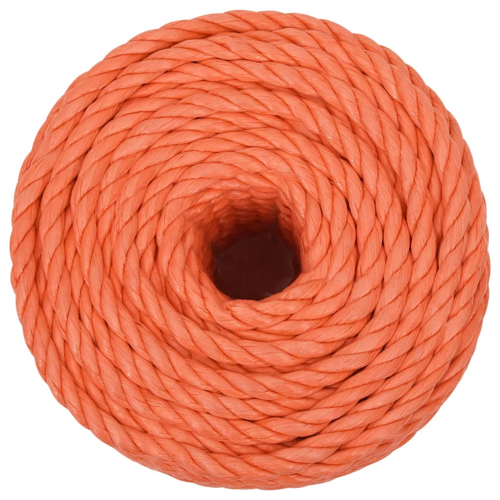 Vidaxl Werkouw 12 mm 50 m Polypropen Oranje