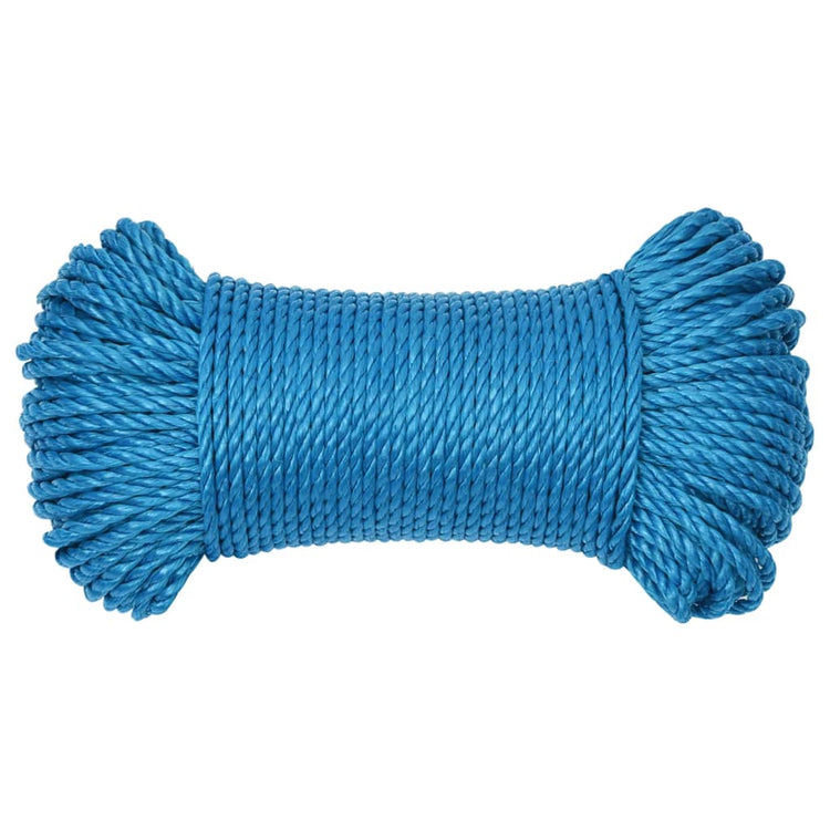 Vidaxl Werkouw 6 mm 50 m Polypropenblau