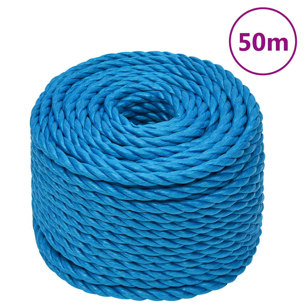 Vidaxl Werkouw 10 mm 50 m Polypropenblau