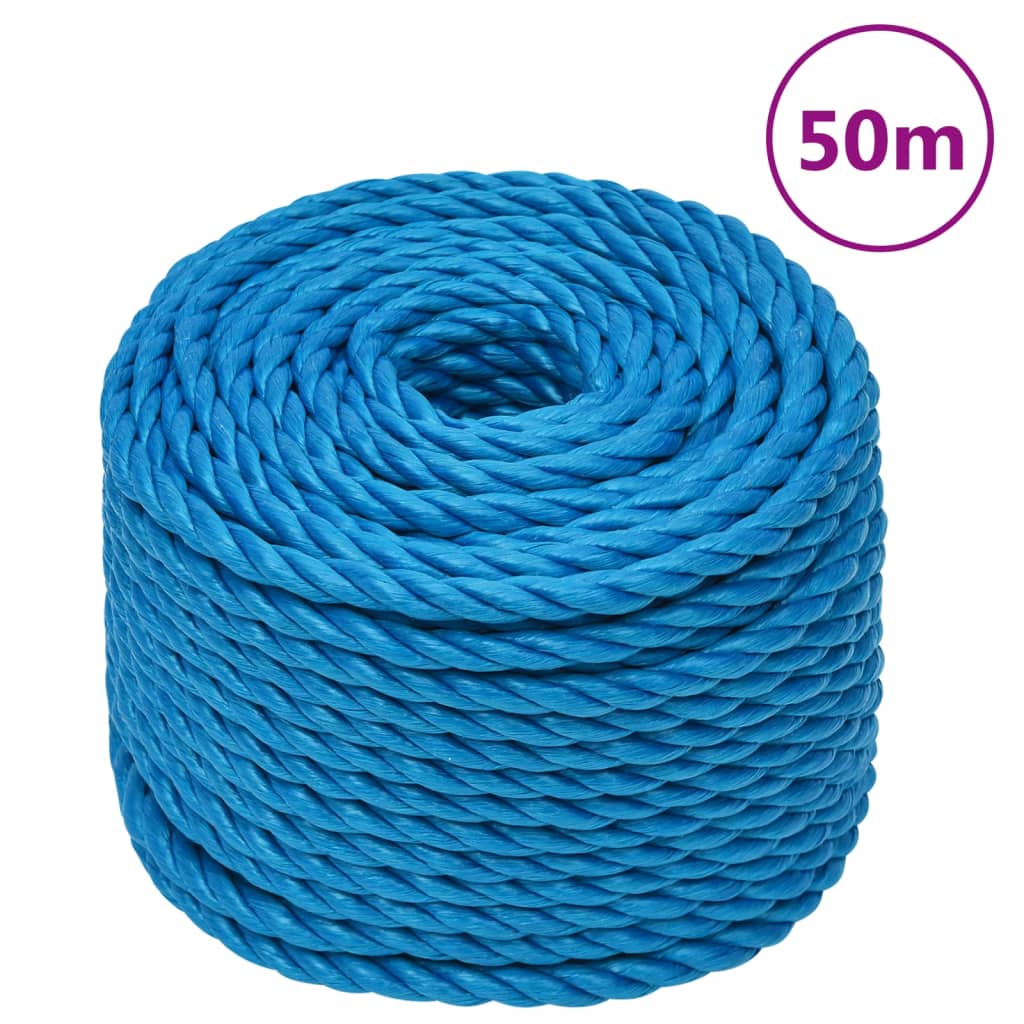 Vidaxl Werkouw 16 mm 50 m Polypropenblau