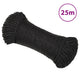 Vidaxl Werkouw 3 mm 25 m Polypropenschwarz