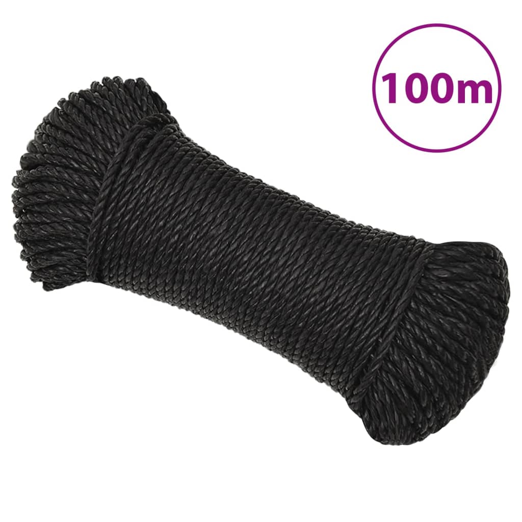 Vidaxl Werkouw 3 mm 100 m Polypropenschwarz