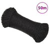 Vidaxl Werkouw 8 mm 50 m Polypropenschwarz