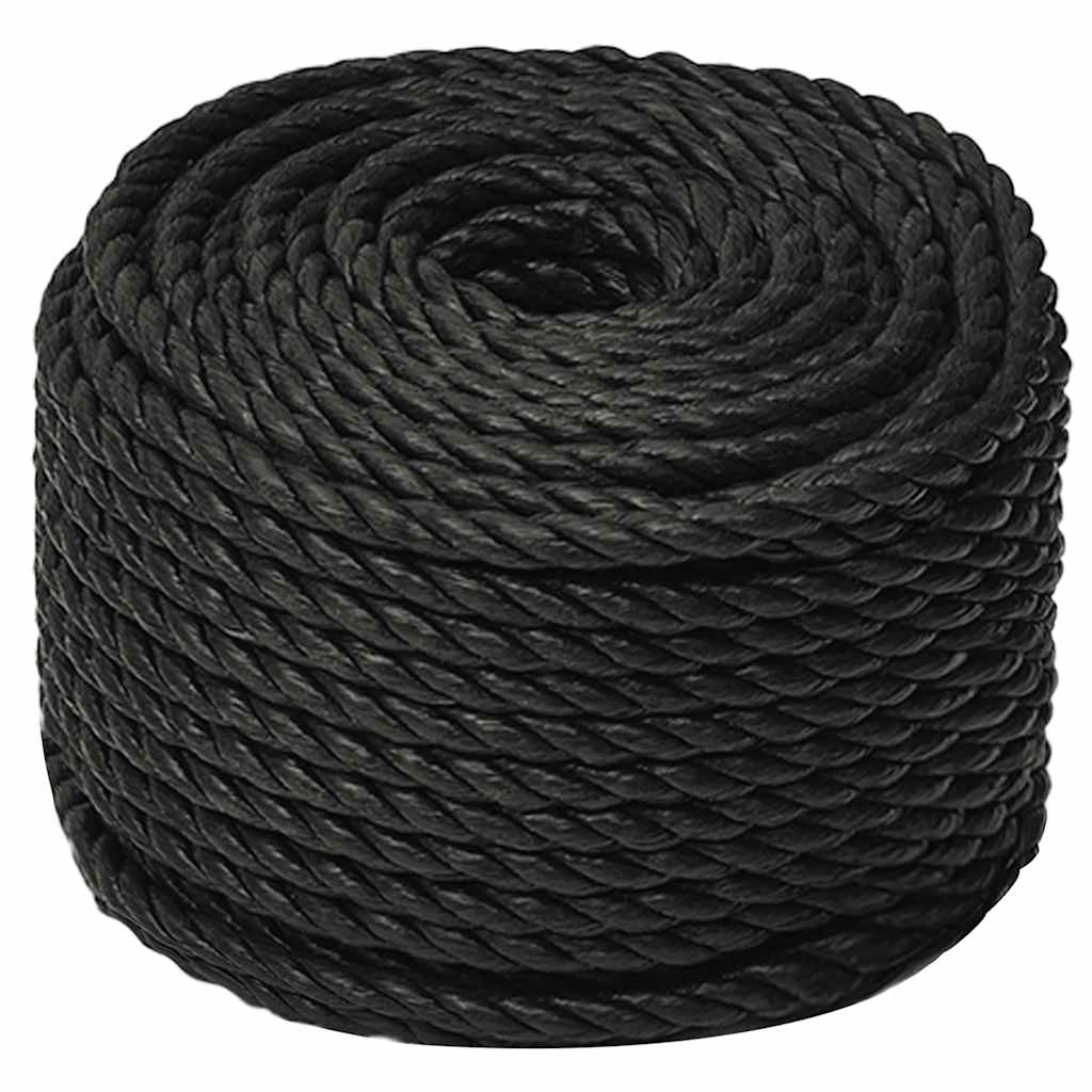 Vidaxl Werkouw 16 mm 25 m Polypropenschwarz