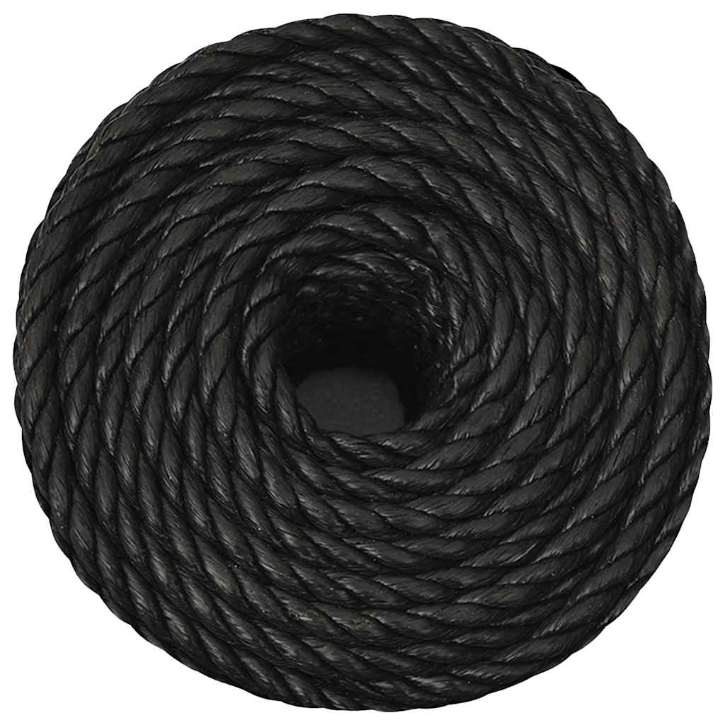 Vidaxl Werkouw 16 mm 25 m Polypropenschwarz