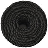 Vidaxl Werkouw 20 mm 50 m Polypropen Schwarz