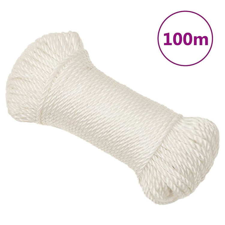 Vidaxl Werkouw 3 mm 100 m Polypropen weiß