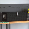 VIDAXL -Speicherbox 70x31x27 cm Aluminium Schwarz