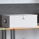 VIDAXL -Speicherbox 90x47x33.5 cm Aluminium Silberfarbe