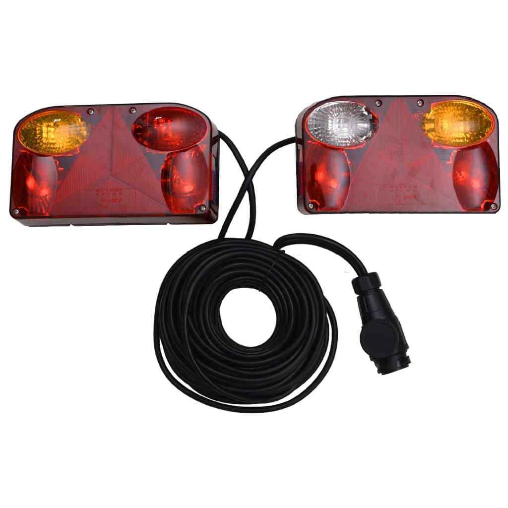 VIDAXL -Unterstützerlampen 2 St klassische Birne 12 V 23x6x13 cm Rot