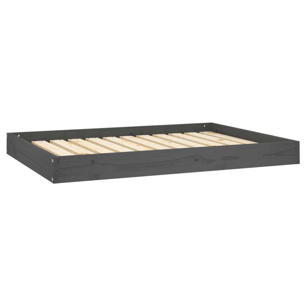 Vidaxl Hundekorb 101,5x74x9 cm Festkieferngrau grau grau
