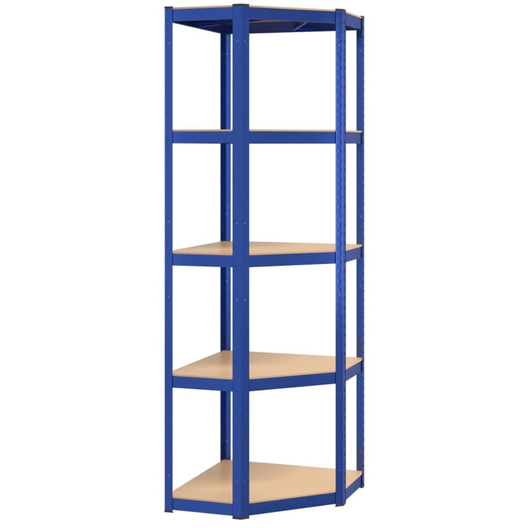 Vidaxl HoeKrek 5-Layer-Stahl und verarbeitetes Holzblau