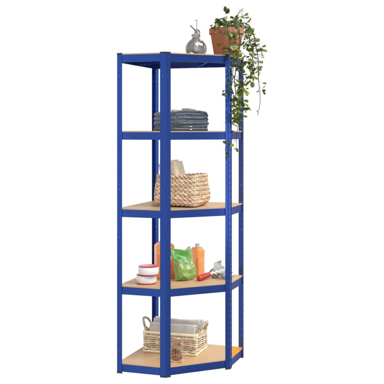 Vidaxl HoeKrek 5-Layer-Stahl und verarbeitetes Holzblau