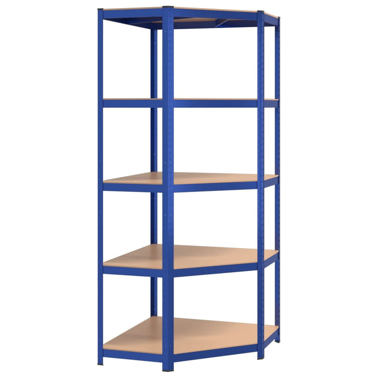 Vidaxl HoeKrek 5-Layer-Stahl und verarbeitetes Holzblau