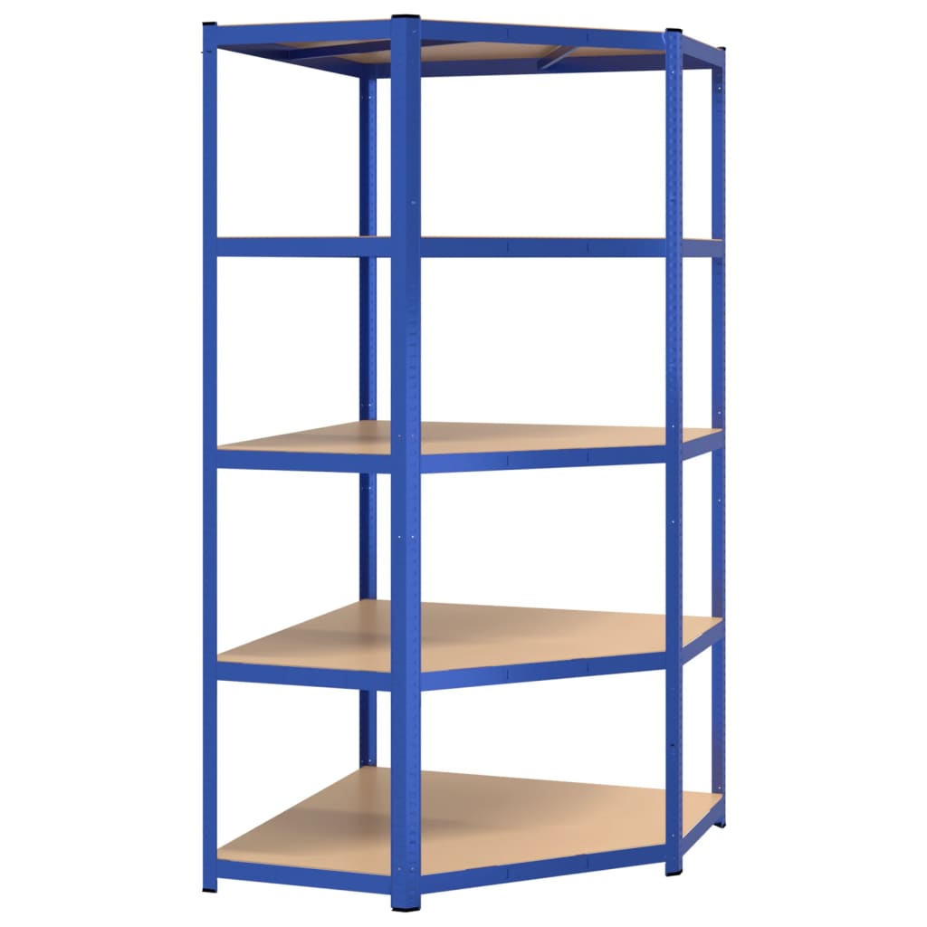 Vidaxl HoeKrek 5-Layer-Stahl und verarbeitetes Holzblau