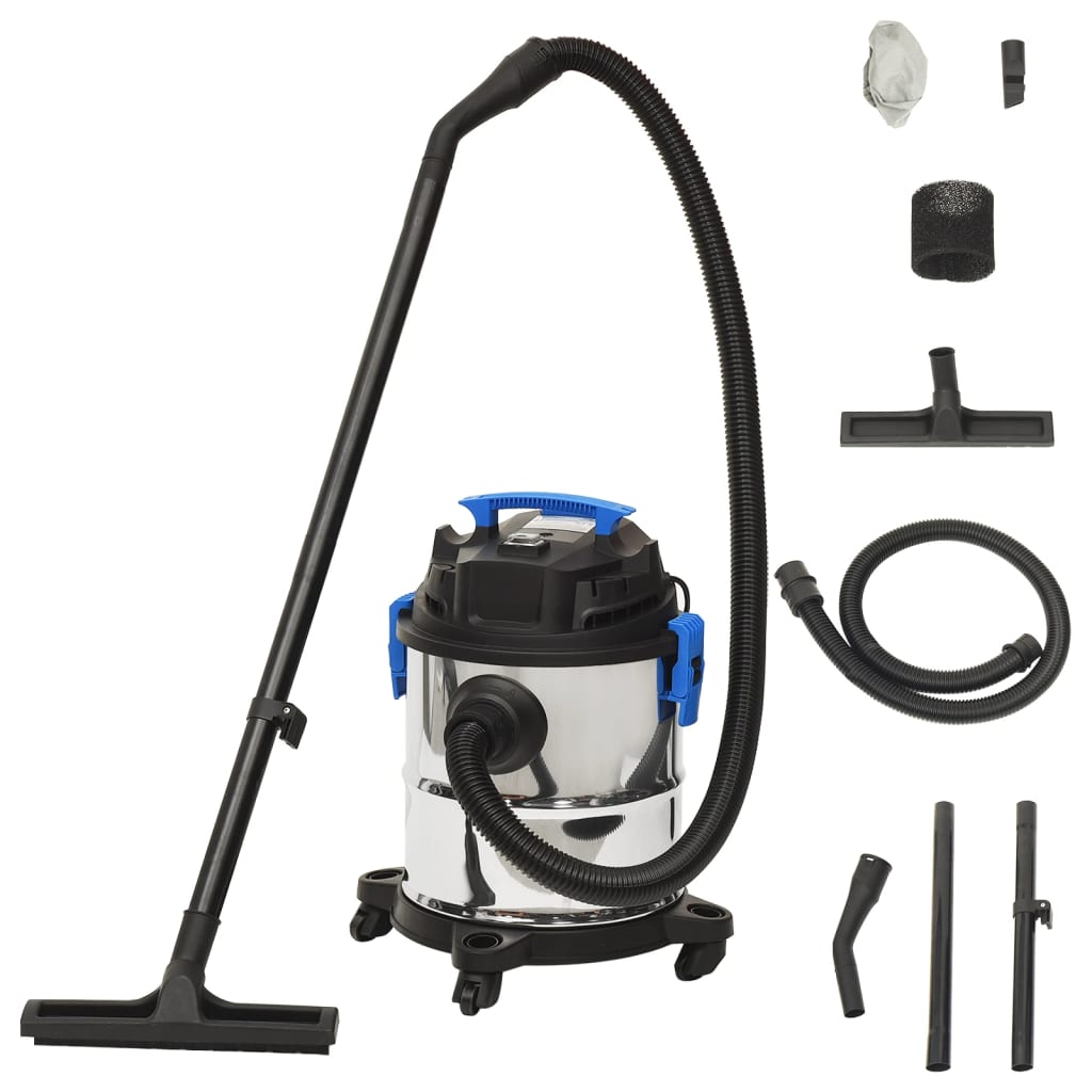 Vidaxl Naten Trockenreiniger 1200 W 20 l Silberfarbe