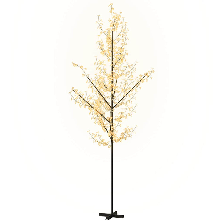 Vidaxl Boom Cherry Blossom 672 LEDs warmes Weiß 400 cm